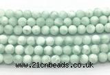 CAS302 15.5 inches 8mm round snowflake angelite gemstone beads
