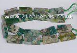 CAA1169 15.5 inches 22*40mm rectangle sakura agate gemstone beads