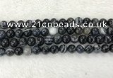 CAA1834 15.5 inches 12mm round banded agate gemstone beads