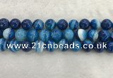 CAA1936 15.5 inches 16mm round banded agate gemstone beads
