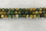 CAA1963 15.5 inches 10mm round banded agate gemstone beads