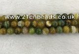 CAA1964 15.5 inches 12mm round banded agate gemstone beads