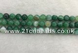 CAA2003 15.5 inches 10mm round banded agate gemstone beads