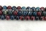 CAA2046 15.5 inches 16mm round banded agate gemstone beads