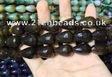 CAA2161 15.5 inches 15*20mm faceted teardrop agate beads