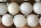 CAA2342 15.5 inches 8mm round white crazy lace agate beads wholesale