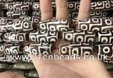 CAA2704 15.5 inches 14*38mm - 16*43mm rice tibetan agate dzi beads