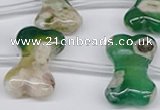 CAA3614 15.5 inches 18*25mm - 20*30mm bone sakura agate beads