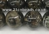 CAA4037 15.5 inches 12mm round chrysanthemum agate beads