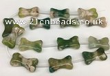 CAA4048 15.5 inches 22*40mm - 25*45mm bone sakura agate beads