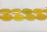 CAA4064 15.5 inches 30*50mm oval yellow agate gemstone beads