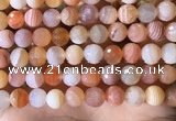 CAA4858 15.5 inches 12mm faceted round botswana agate beads