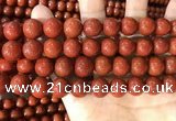 CAA5102 15.5 inches 12mm round red agate gemstone beads