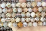 CAA5251 15.5 inches 10mm round sakura agate beads wholesale