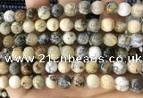 CAA5258 15.5 inches 10mm round dendrite agate beads wholesale