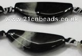 CAA667 15.5 inches 18*42mm curved moon agate gemstone beads