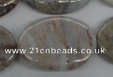 CAA776 15.5 inches 25*35mm oval New Brazilian agate beads