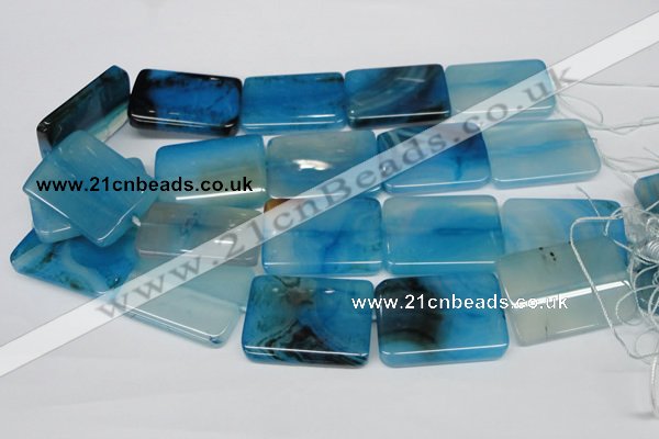 CAA925 15.5 inches 30*40mm rectangle agate gemstone beads
