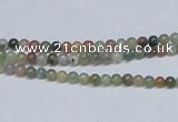 CAB429 15.5 inches 3mm round indian agate gemstone beads wholesale