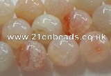 CAG241 15.5 inches 16mm round dragon veins agate gemstone beads