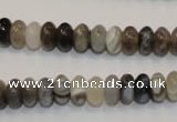 CAG2430 15.5 inches 5*8mm rondelle Chinese botswana agate beads