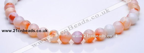 CAG265 15 inch 12mm round agate gemstone beads Wholesale