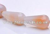 CAG270 13*29mm teardrop agate  gemstone beads Wholesale