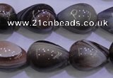 CAG2763 15.5 inches 15*20mm teardrop botswana agate beads wholesale