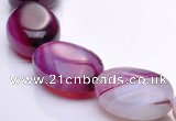 CAG281 18*25mm nugget agate  gemstone beads Wholesale