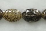 CAG465 15.5 inches 18*25mm oval agate gemstone beads Wholesale