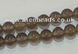 CAG5241 15.5 inches 8mm round Brazilian grey agate beads wholesale