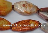 CAG5532 15.5 inches 15*22mm - 15*30mm freeform agate gemstone beads