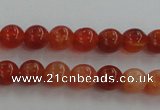 CAG5560 15.5 inches 4mm round natural fire agate beads wholesale