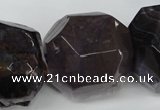 CAG5601 15 inches 25*30mm faceted nuggets agate gemstone beads