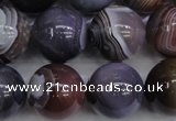 CAG5957 15.5 inches 18mm round botswana agate beads wholesale