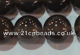 CAG6532 15.5 inches 18mm round Brazilian grey agate beads