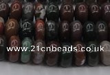 CAG6820 15.5 inches 5*10mm rondelle Indian agate beads wholesale