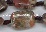 CAG7033 15.5 inches 20*30mm rectangle ocean agate gemstone beads