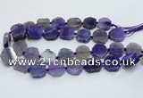 CAG7358 15.5 inches 18*20mm - 20*22mm octagonal dragon veins agate beads