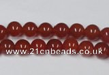 CAG7857 15.5 inches 6mm round red agate beads wholesale