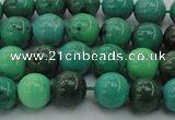 CAG7905 15.5 inches 8mm round grass agate beads wholesale