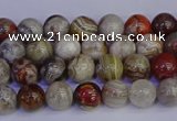 CAG9110 15.5 inches 4mm round Mexican crazy lace agate beads