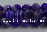 CAG9170 15.5 inches 6mm round line agate beads wholesale