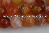 CAG9563 15.5 inches 10mm round red botswana agate gemstone beads