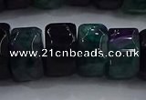 CAG9783 15.5 inches 8*16mm faceted rondelle agate gemstone beads