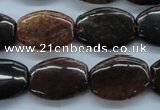 CAJ242 15.5 inches 15*20mm flat drum Indian aventurine beads