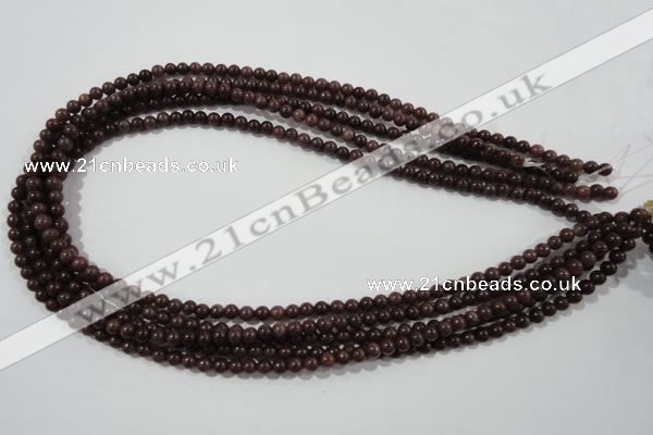 CAJ450 15.5 inches 4mm round purple aventurine beads wholesale