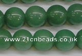 CAJ605 15.5 inches 14mm round A grade green aventurine beads