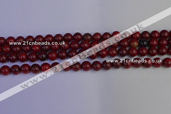 CAJ752 15.5 inches 8mm round apple jasper beads wholesale