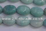 CAM1200 15.5 inches 8*11mm oval Russian amazonite beads